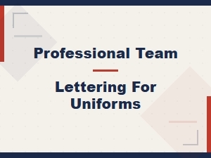 Free Team Lettering Fonts for Professional Uniforms